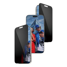 PanzerGlass Protector de Pantalla con Filtro de Privacidad 2 Vías para iPhone 17 Pro Max - Vidrio Templado, Instalación en Seco Sin Burbujas, Anti-Huellas