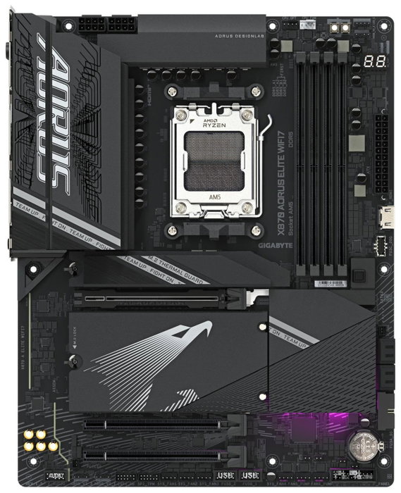 GIGABYTE X870 AORUS ELITE WIFI7 Placa Base AM5 ATX DDR5