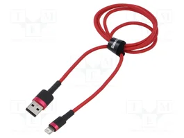 Baseus Cafule Cable USB a Lightning 2.4A 1m Rojo
