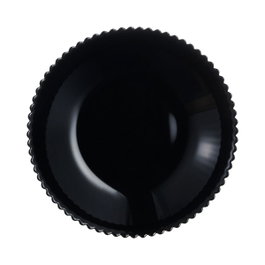 Luminarc Plato Hondo Bloom Negro de Vidrio Templado