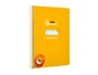 Liderpapel Cuaderno espiral Pautaguía A5 tapa blanda 40 hojas cuadro pautado 3mm color amarillo