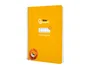 Liderpapel Cuaderno espiral Pautaguía A5 tapa blanda 40 hojas cuadro pautado 3mm color amarillo