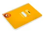 Liderpapel Cuaderno espiral Pautaguía A5 tapa blanda 40 hojas cuadro pautado 3mm color amarillo