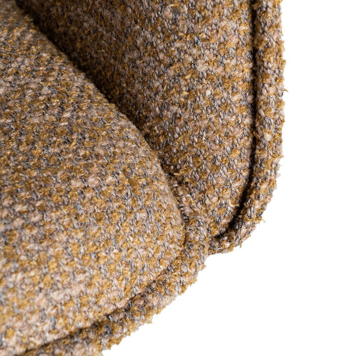 Silla Beige Tejido-Metal Salón 58,50 X 60 X 86,50 cm (Set de 2)