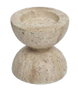 DKD Home Decor Portavelas Beige Magnesia 12 x 12.7 x 12 cm