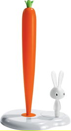 Alessi Bunny & Carrot Portarrollos Cocina Verde 34 cm ASG42/H W