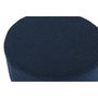 DKD Home Decor Reposapiés de Poliéster Azul 55x55x42 cm