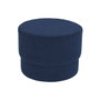 DKD Home Decor Reposapiés de Poliéster Azul 55x55x42 cm