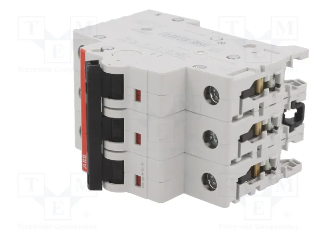 ABB S200 S203-D32 Interruptor magnetotérmico 3 polos 32A 6kA ABB S200 S203-D32 Interruptor magnetotérmico 3 polos 32A 6kA