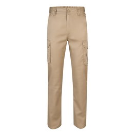 Velilla Pantalón Laboral Multibolsillo Stretch Color Beige Talla 56 (38-60)