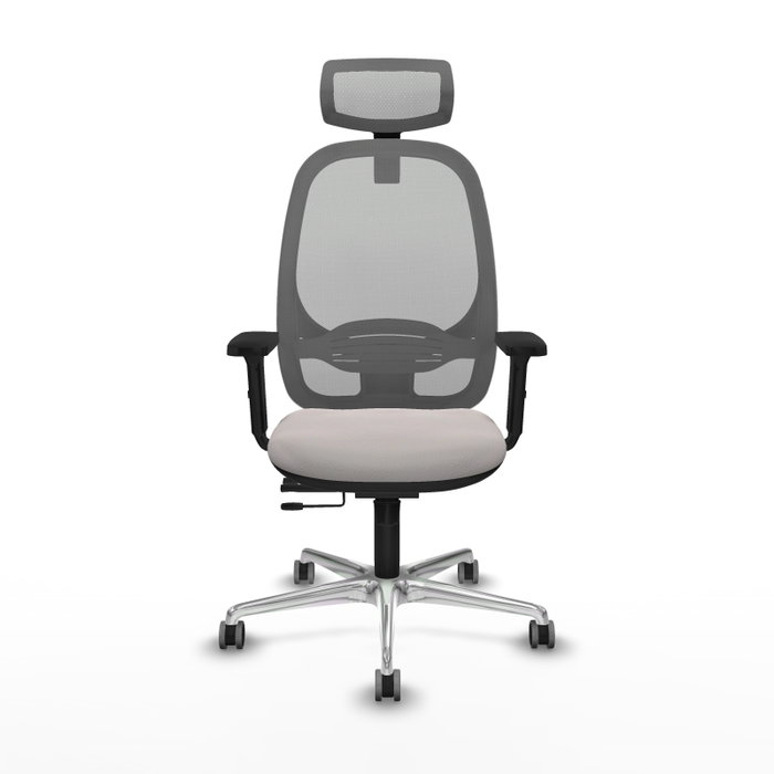 PIQUERAS Y CRESPO Silla de oficina Cilanco Blanco y Gris