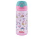 Nûby Taza con botón y pajita blanda rosa 540 ml