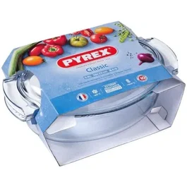 Pyrex Cacerola Ovalada Classic de Vidrio con Tapa 5,8L