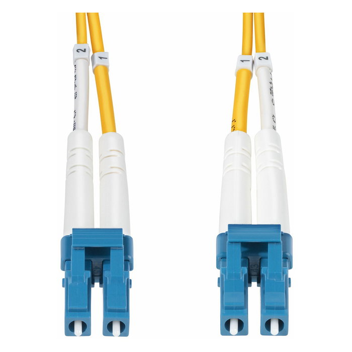 StarTech Cable de Fibra Óptica LC/UPC a LC/UPC Monomodo OS2 9/125µm 1m - Patch Cord Duplex para 100G - 10 Gbit/s - Full Duplex