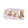 Muñecas Arias Daira Muñeca Reborn de 45 cm con Ojos Cerrados, Cojín y Dou Dou