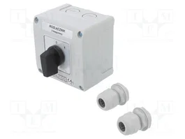 SPAMEL Interruptor de leva 16A 0-1 3 polos IP65