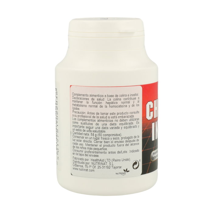 Health Aid Colina e Inositol 250mg/250mg 60 comprimidos