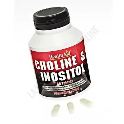 HEALTH AID Colina e Inositol 250/250mg 60 comprimidos