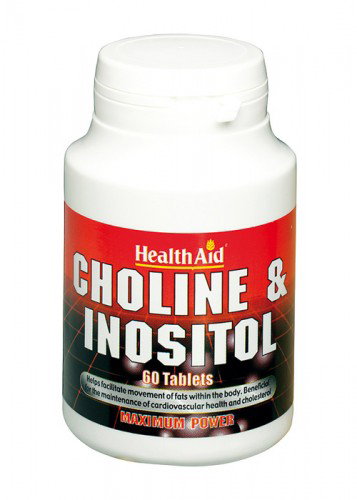 HEALTH AID Colina e Inositol 250/250mg 60 comprimidos