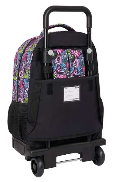 Safta Mochila Grande con Ruedas Compact Extraíble Monster High Drama Safta Mochila Grande con Ruedas Compact Extraíble Monster High Drama