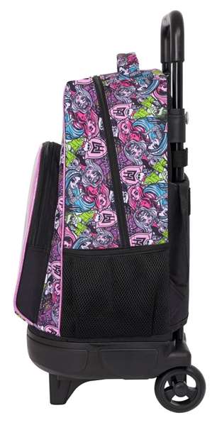 Safta Mochila Grande con Ruedas Compact Extraíble Monster High Drama Safta Mochila Grande con Ruedas Compact Extraíble Monster High Drama
