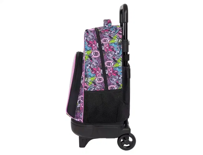Safta Mochila con Ruedas Grande Monster High Extraíble Compacta 45x33x22 cm - Ref. monster high 450x330x220 mm