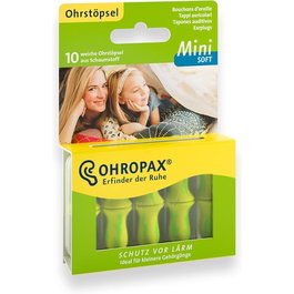 OHROPAX Mini SOFT Tapones para los oídos de espuma 35 dB (10 unidades)