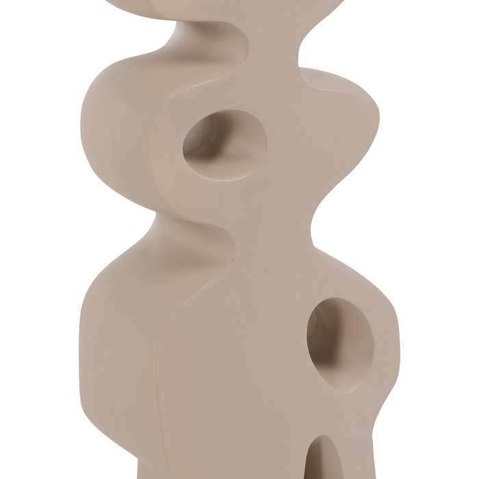 Lámpara Suelo Crema Resina Iluminación 33 X 33 X 126,50 cm Lámpara Suelo Crema Resina Iluminación 33 X 33 X 126,50 cm