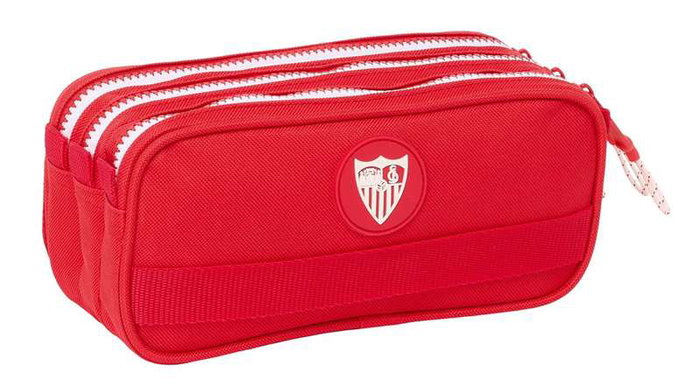 Portatodo Triple Sevilla Fútbol Club Rojo 21,5 x 10 x 8 cm