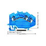 WAGO 780-651 Regleta 1000 V