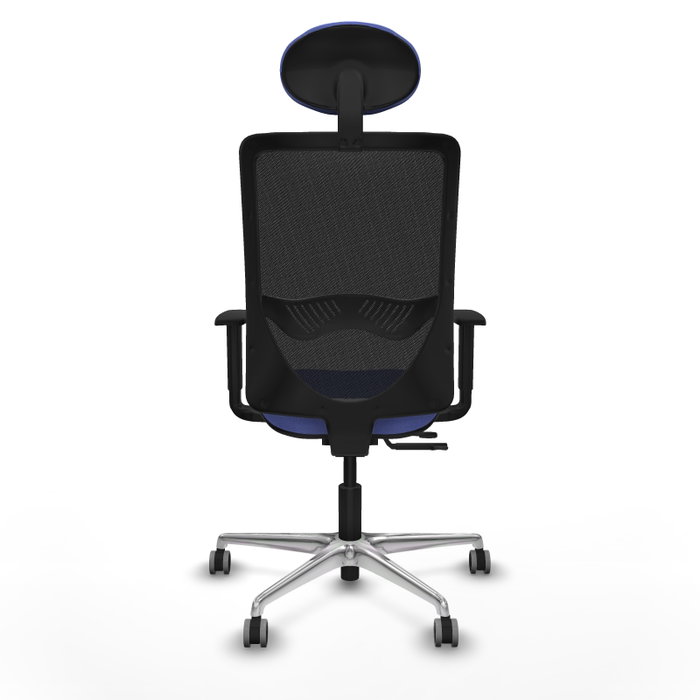 PIQUERAS Y CRESPO Silla de oficina Zulema Azul claro y Negro