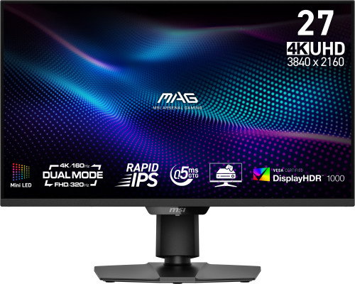 MSI MAG 274UPDF E16M Monitor Gaming 27 Pulgadas 4K Rapid IPS 160Hz