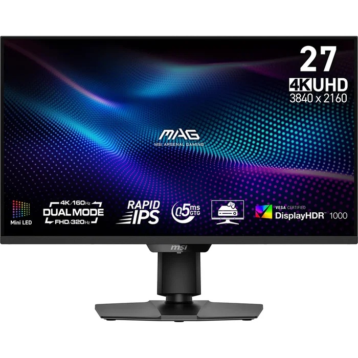 MSI MAG 274UPDF E16M Monitor Gaming 27 pulg 4K 160Hz Rapid IPS Mini LED
