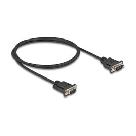 DeLOCK Cable serie RS-232 D-Sub9 macho a macho 1 m