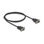 DeLOCK Cable serie RS-232 D-Sub9 macho a macho 1 m