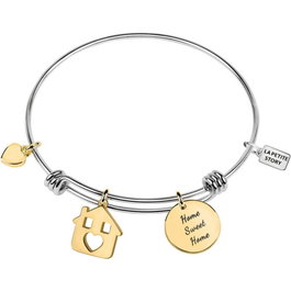 La Petite Story Pulsera Bangle BR LPS Cottage-SS+Gold-AR Gris