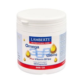 LAMBERTS Omega 3-6-9 con Vitamina D3 120 Cápsulas
