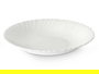 Vivalto Plato Hondo Clásico de Vidrio Opal Blanco, Diámetro 21.5 cm (Set de 24)
