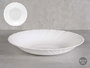 Vivalto Plato Hondo Clásico de Vidrio Opal Blanco, Diámetro 21.5 cm (Set de 24)