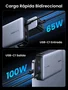 Ugreen Batería externa 20.000 mAh 100 W Gris