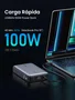Ugreen Batería externa 20.000 mAh 100 W Gris