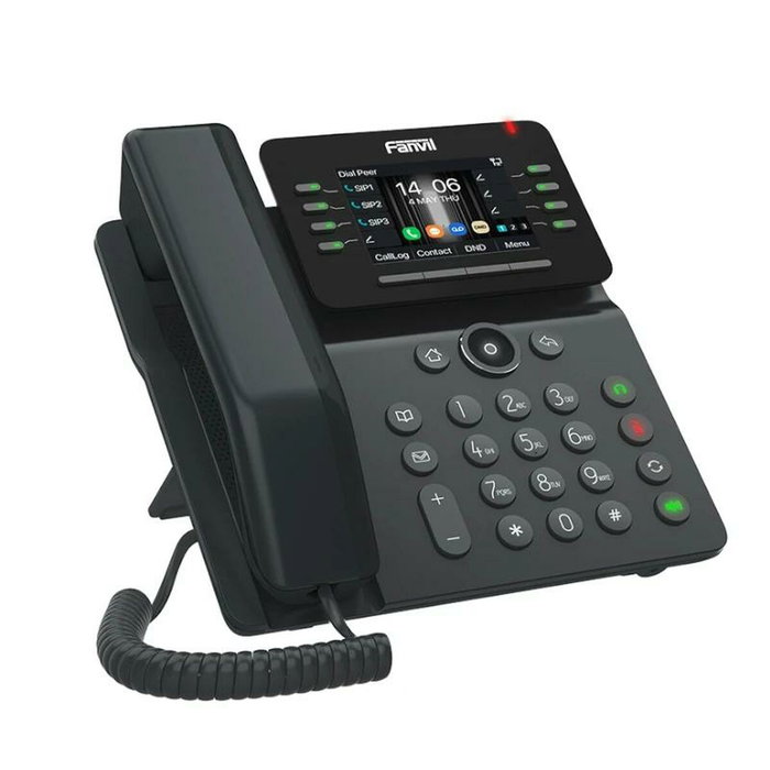Fanvil V63 Teléfono IP de 6 líneas con pantalla LCD y Wi-Fi Fanvil V63 Teléfono IP de 6 líneas con pantalla LCD y Wi-Fi