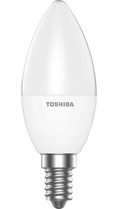 TOSHIBA - LED C37 E14 4.7W 4000K BOMBILLA ESSENTIAL