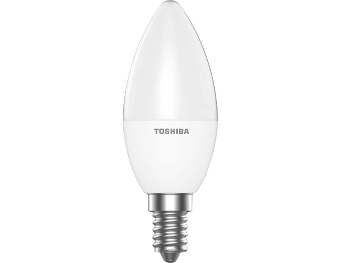 Toshiba Essential Bombilla LED vela C37 E14 4.7W 4000K luz neutra