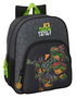 Mochila Escolar Teenage Mutant Ninja Turtles Negro Gris 32 x 38 x 12 cm