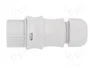 WIELAND Conector industrial RST redondo hembra de 3 pines, 250V