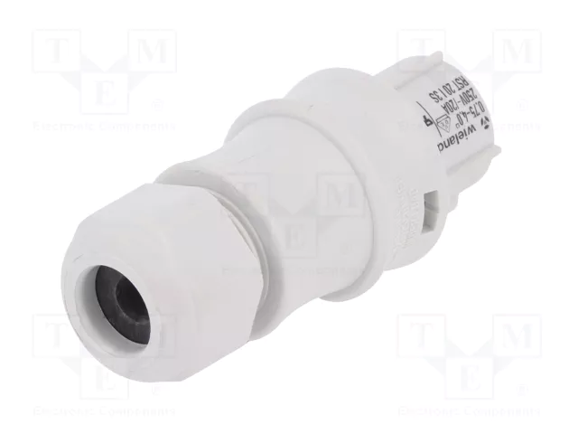 WIELAND Conector industrial RST redondo hembra de 3 pines, 250V
