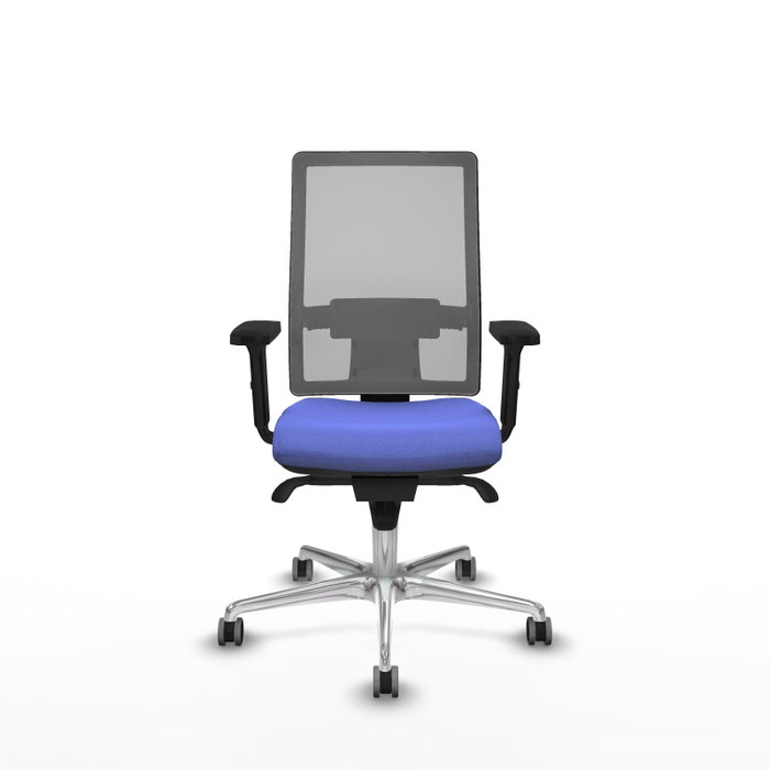 PIQUERAS Y CRESPO Silla de oficina Horna con mecanismo Sincro, Azul claro y Gris PIQUERAS Y CRESPO Silla de oficina Horna con mecanismo Sincro, Azul claro y Gris