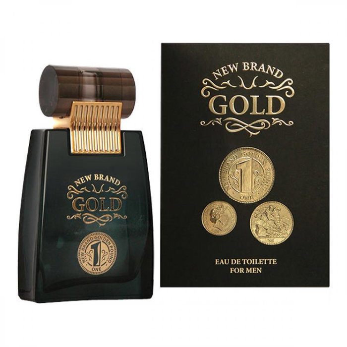 New Brand Gold Ace Eau de Toilette para Hombre 100 ml Spray New Brand Gold Ace Eau de Toilette para Hombre 100 ml Spray