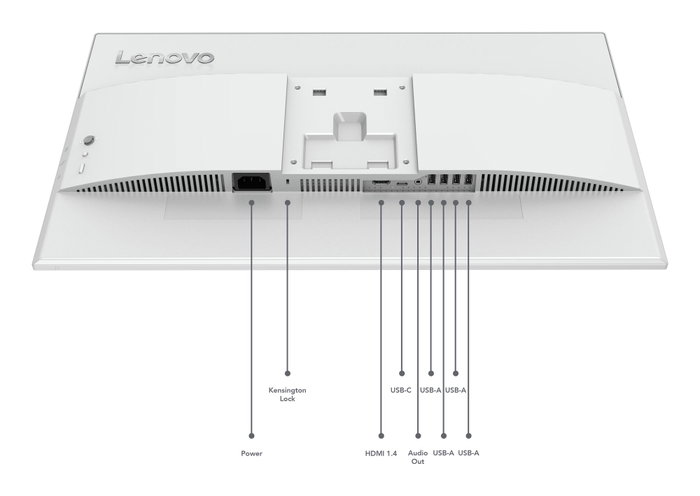 Lenovo Monitor L24D-4C de 60.5 cm (23.8 pulg) Gris